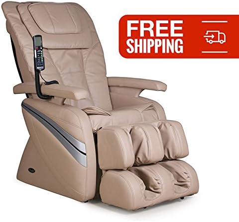 Therapeutic Shiatsu Reclining Massage Chair- Osaki OS-1000 with Intelligent Roller System, Added Neck Massage and Fatigue Relieving Adjustable Air Massage (Cream)