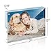 Acrylic Picture Frame, TWING 5 x 7 Inch 5 Pack Acrylic Photo Frame Horizontal Magnet Double Sided Acrylic Frames Set with Microfiber Cloth,12 + 12MM Thickness Clear Picture Frame Desktop Display Gift Ideal