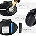 SkyGenius Battery Operated Necklace Fan, Mini Portable USB Rechargeable Fan for Personal Cooling, Kids, Gift, Camping, Outdoor Event, Travel, Concerts, Church, Hot Flash (New Version, Black)