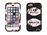 iPhone 6 Plus/6s Plus Rugged Case, Survivor All-Terrain Mossy Oak Pink Breakup