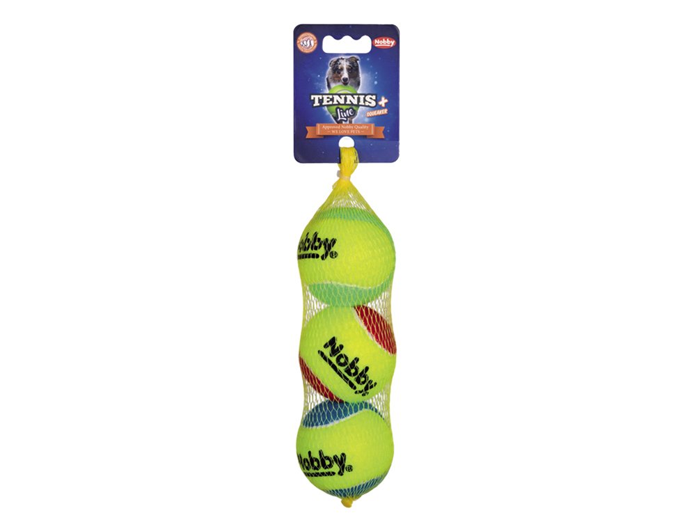 Nobby 60496 Tennis Ball with Squeaker M Net