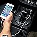 HAVIT 3.1A Dual USB Port Universal Car Charger with Voltage Real-Time LED Display and Intelligent Charging Chip - Black