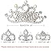 kilofly 13pc Princess Party Favor Crown Crystal Rhinestone Tiara Hair Comb Clip