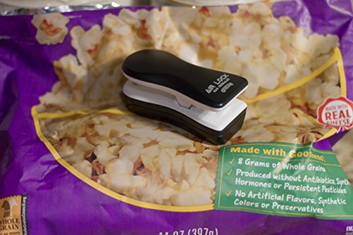 Bag Sealer Lite – Handheld Portable Battery-Powered Air Lock Food Saver, Bag Resealer, Perfect Heat Bag for Snacks, Better Than A Chip Clip