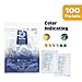 Dry & Dry 3 Gram[100 Packets] Orange Indicating Silica Gel Packets Desiccant Dehumidifiers - Food Safe Silica Packs, Silica Gel, Moisture Absorbers, Silica Packets, Desiccant Packs