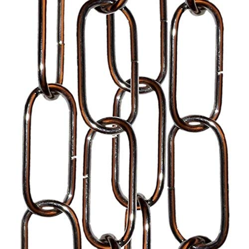 3 Pack (3x50cm) Lighting Pendant, Mirror or Picture Suspension Chain in Bright Nickel Finish