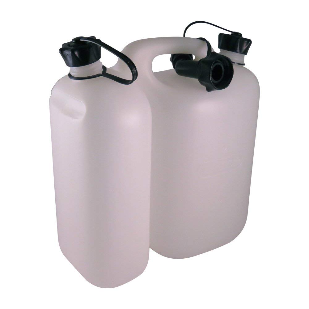 Oregon 562408 Transparent Combi-Can, 5 litres Fuel and 3 litres Oil