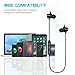 Bluetooth Headphones, Wireless Magnetic Earbuds Stereo Earphones Noise Cancelling Ear bud Sweatproof Sport Headset Headphones with Mic for iPhone 7 Plus Samsung Galaxy S8 Note 8 Cell Phones