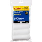 Purdy 140624612 Jumbo Mini White Dove Roller Replacements, 6-Pack, 4-1/2 inch x 3/8 inch nap