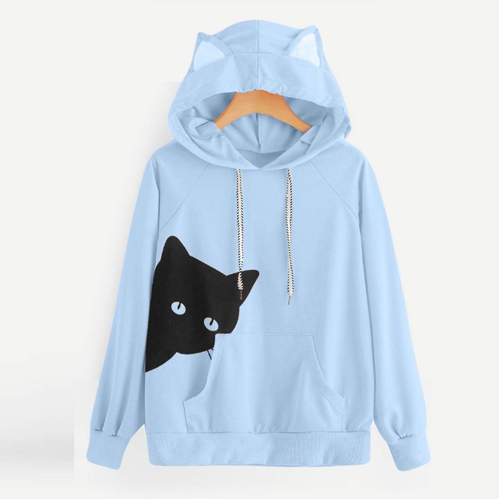 Cat ear hoodie sweatshirt Clearance