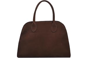 EPJJI Suede Tote Bag, 2024 New Suede Purse Tote Bag for Women, Women Suede Handbag Crossbody Bag Shoulder Satchel Bag