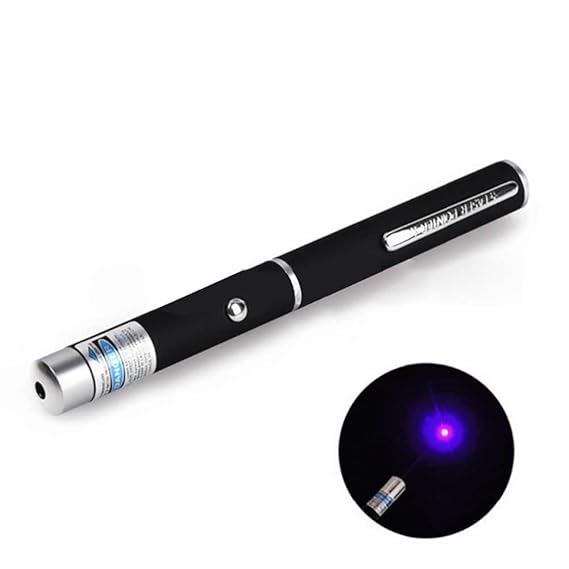 Thboxes 405nm 5MW Single-Point Laser Pointer Pen with Blue-Violet Light