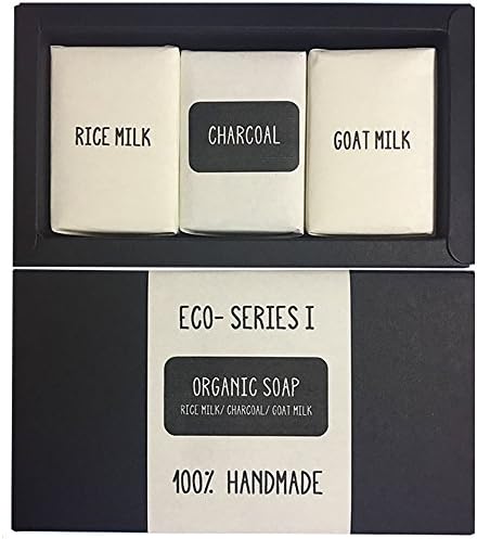 ECO SERIES I 100% HANDMADE GIFT SOAP - Set of 3 x 60 Gram Bars.