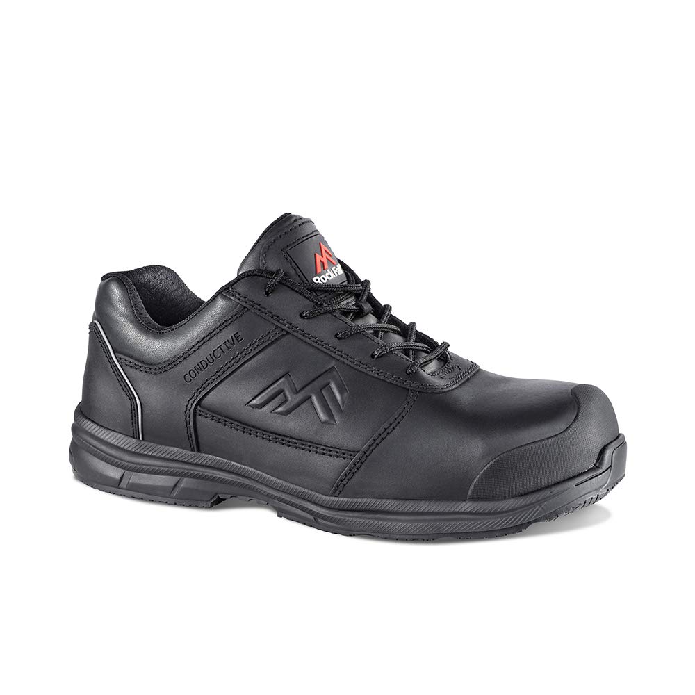 Rock Fall RF002 Zinc Conductive Safety Trainer Size 45 Black, 45 EU