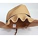 TINKSKY Cowboy Sun Hat Wide Brim Hat Summer Beach Straw Cap Foldable Caps (Beige)