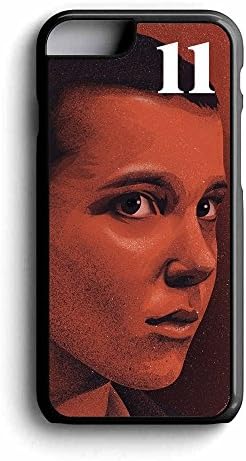 Stranger Things Retro Usa TV Show sci-fi Hawkins Fan Gift Phone Case Cover with Screen Protector & Cloth For iPhone 7 & 8 (4.7 inch) - in BLACK