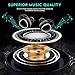 Wireless Earbuds Stereo Sound Wireless Bluetooth Headphones Wireless Mini in-Ear Sports Earphones Noise Cancelling Headsets,Built-in Mic Bluetooth Earbuds with Portable Charging Case (Black)thumb 4