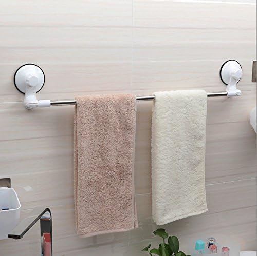 Bathroom Angle Suction Cup Towel Rack Free Drilling Stainless Steel Hanging Towel Bar Single Pole