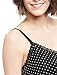 Motherhood Maternity Women's Maternity Lace Trim Nursing Nightgown, Black/White dot, Small