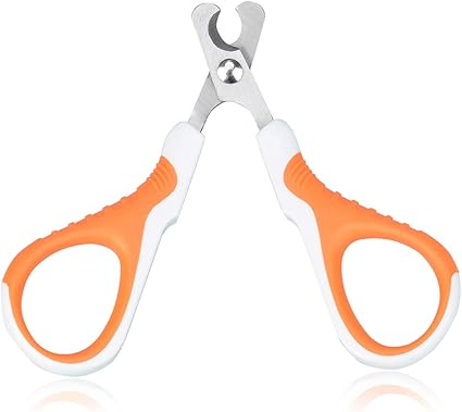 Coupe Griffes Pour Chat Lame Coudee A 150 Ciseaux A Ongles Et Coupe Griffes Avec Poignee Antiderapante Pour Petit Animal De Compagnie Chat Chien Chaton Chiot Lapin Oiseau Furet Small Amazon Ca