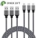 Micro USB Cable, Xcords 10ft Extra Long USB to Micro USB Android Charger Cord, High Speed Charging Cable for Android Smartphones, Tablets, MP3 and More(Carbon Black)