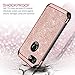 BENTOBEN Google Pixel 3 XL Case, Slim Glitter Bling Girl Women Sparkly Phone Cases Non-Slip Scratch Proof Heavy Duty Hybrid 2 in 1 Shockproof Protective Phone Cover for Google Pixel 3 XL, Rose Gold