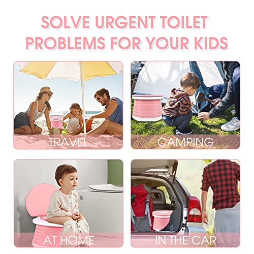 AutoTime Portable Travel Potty for Kids, Potty Training Toilet for