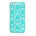 GBSELL Carved Damask Vintage Pattern Matte Hard Case Cover For IPhone 5 5S SE (Blue )