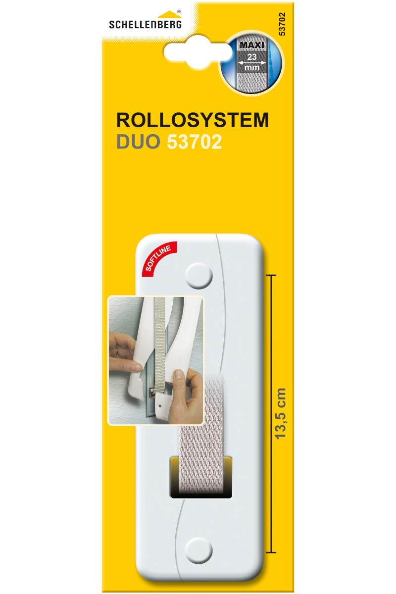 Schellenberg 53702 Duo Plate White, Cover for Winder-Distance Holes: 13.5 cm