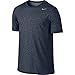 NIKE Men's Dri-FIT Cotton 2.0 Tee, Obsidian Heather/Matte Silver, XXXX-Large