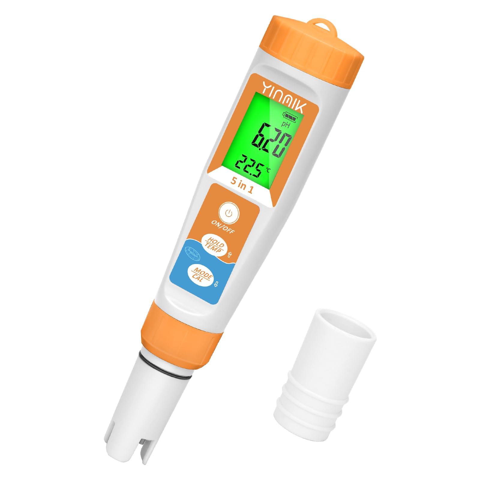 YINMIK Pool Salt Tester New Update 5 in 1 pH TDS EC