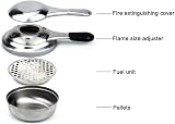 Lixada Stainless Steel Alcohol Cooker Portable Fondue Burner Camping Spirit view 4