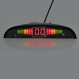 AUTOUTLET Parking Sensors 4 Kit Buzzer Alarm LED Display 12V Car Rear Reversing view 7