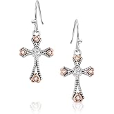Montana Silversmiths Western Lifestyle Cross Earrings