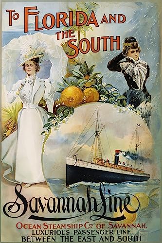 ART.COM Wall Art Prints To Florida and the South - Savannah Line Poster, Places…