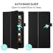 Fire HD 8 Case, Premium Leather Folio Folding Stand Cover Case for HD 8 Tablet with Alexa (7th Gen, 2017 Release) [with Auto Wake / Sleep Function] – Black