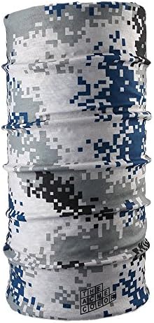 16-in-1 Neck Gaiter [Camo] - Versatile UV Sun Protection - Military Headwear, Headband, Bandana, Balaclava, Helmet Liner for Hunting Fishing Camping Hiking Motorcycle (Military Camo)