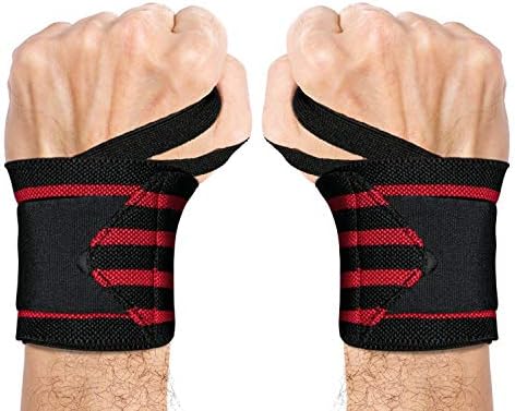 Darller Wrist Wraps Elastic Weightlifting Wrist Support Braces for Workouts, Crossfit, Powerlifting, Strength Training - Men Women