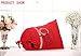 Professional Santa Bag Christmas Bag VANORIG Cute Christmas Gift Bag Santa Sack ,Pack of 1 (Red HK-05)