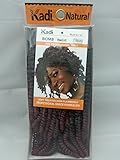 Kadi Natural Braiding Style, Hair Extension, Professional Grade Kanekalon (T1B/M BURG, BOMB TWIST)