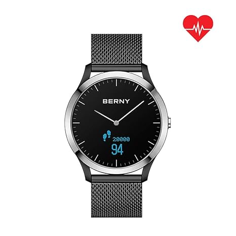 BERNY Hybrid Smart Watch Series for Men and Women, Smartwatch Phone Fitness Tracker with Bluetooth Camera Compatible with iPhone and Android