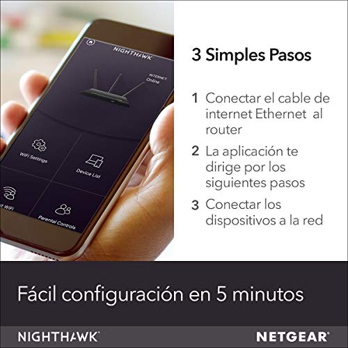 Netgear-R6120-Router-WiFi-AC1200-Doble-Banda-4-Puertos-Fast-1200-Mbits