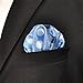 Shlax&Wing Mens Pocket Square Polka Dots Blue Azure New Design Hanky