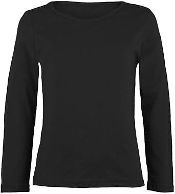 childrens plain long sleeve shirts