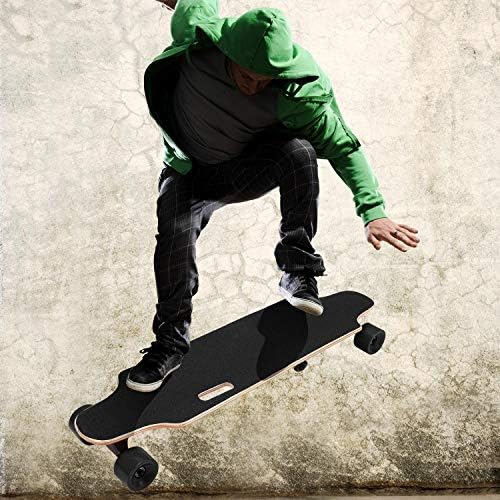 YAGAIU Electric Skateboard Longboard with Remote Controller Electric Scooters