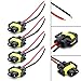 PartsSquare 4X 880 H11 881 Extended Wiring Harness Sockets Connector For Fog Driving Lights