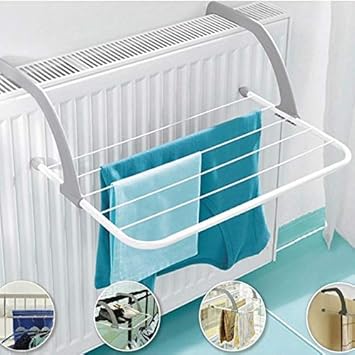 Fastunbox Label Clothes Drying Stand Foldable Balcony Window