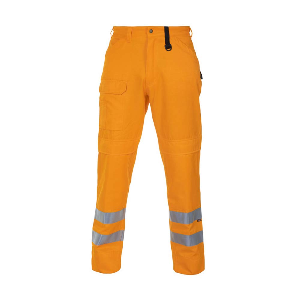 Hydrowear 44457-48 S AUXON Beaverline Trousers Hi-Vis Orange, Size 48/S