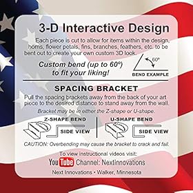 Next Innovations 3D Metal Wall Art - Dolphin Theme Beach Wall Art - Handmade in The USA for Use Indoors or Outdoors 51nj 4OQFXL