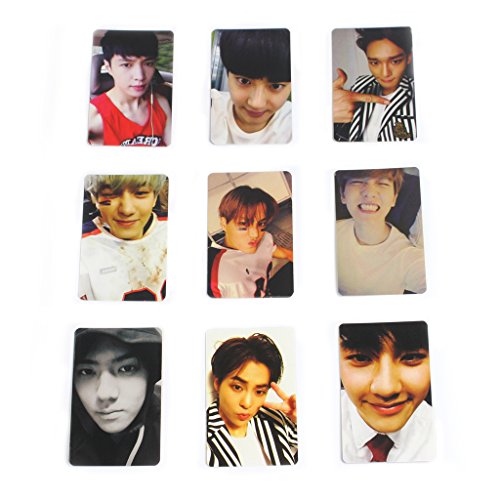 Fanstown exo love me right double size sighnature card …